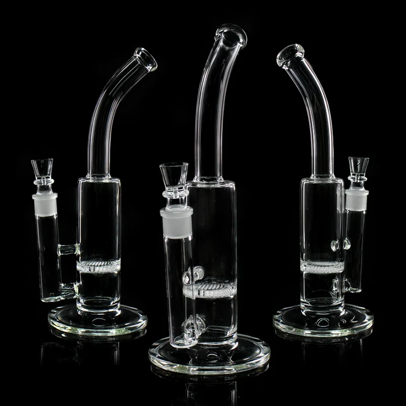 Бонг скляний Midle Honeycomb Bent