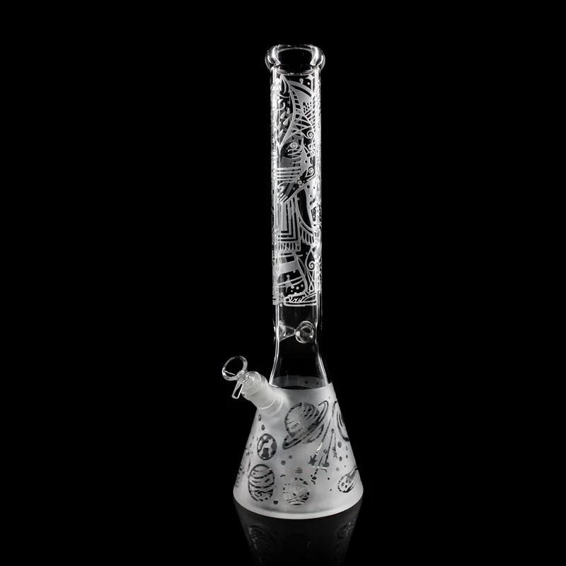 Бонг скляний Sandblasted