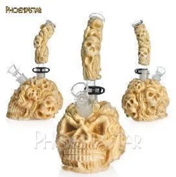Бонг скляний Classic Skull 25см