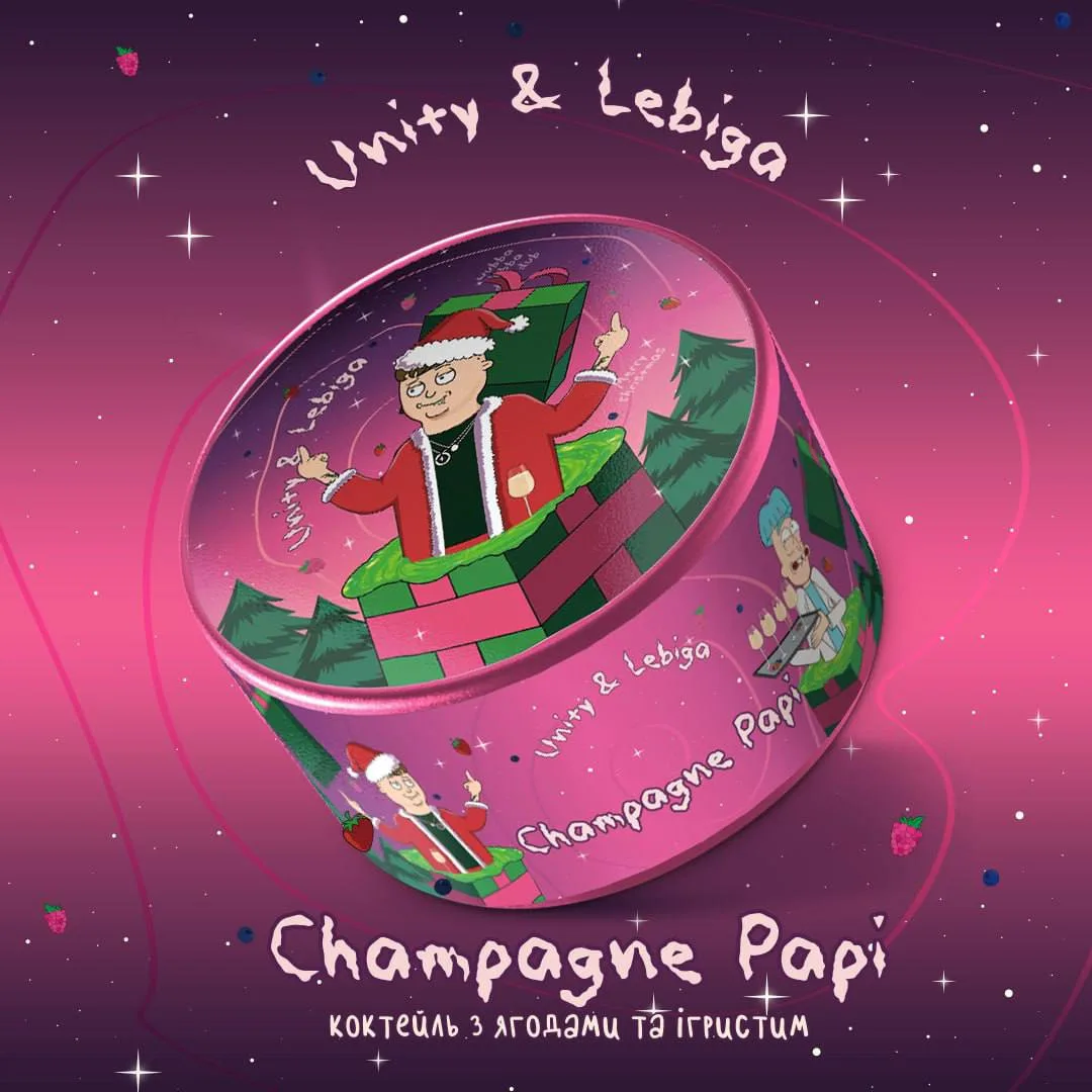 Unity Champagne Papi - Ігристе ягідний коктейль 100 г