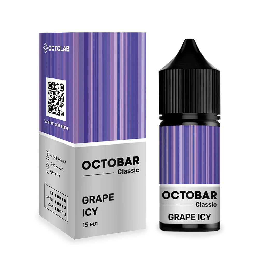 Octobar Classic 30ml набір Grape Icy