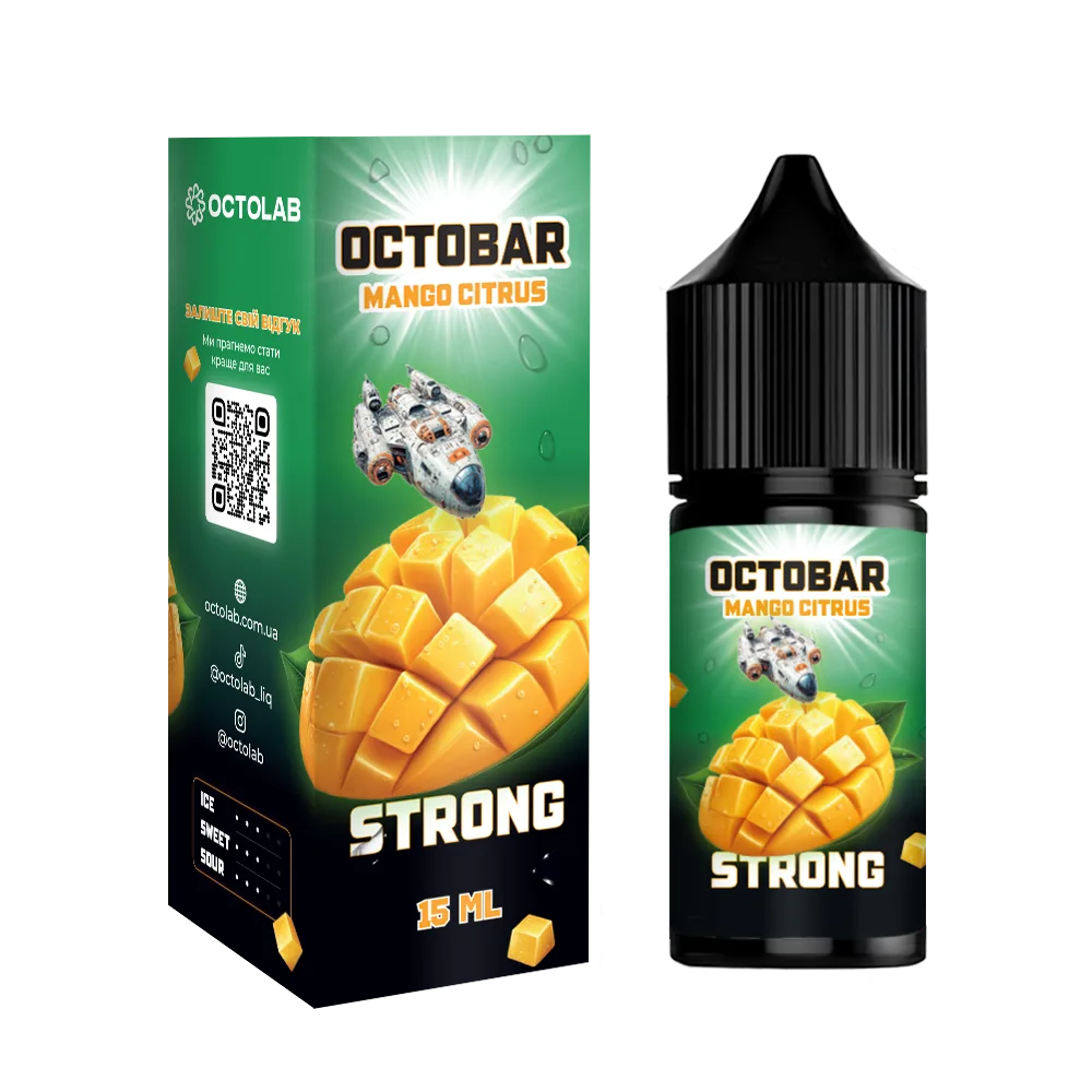 Octobar Strong набір Mango Citrus 30ml