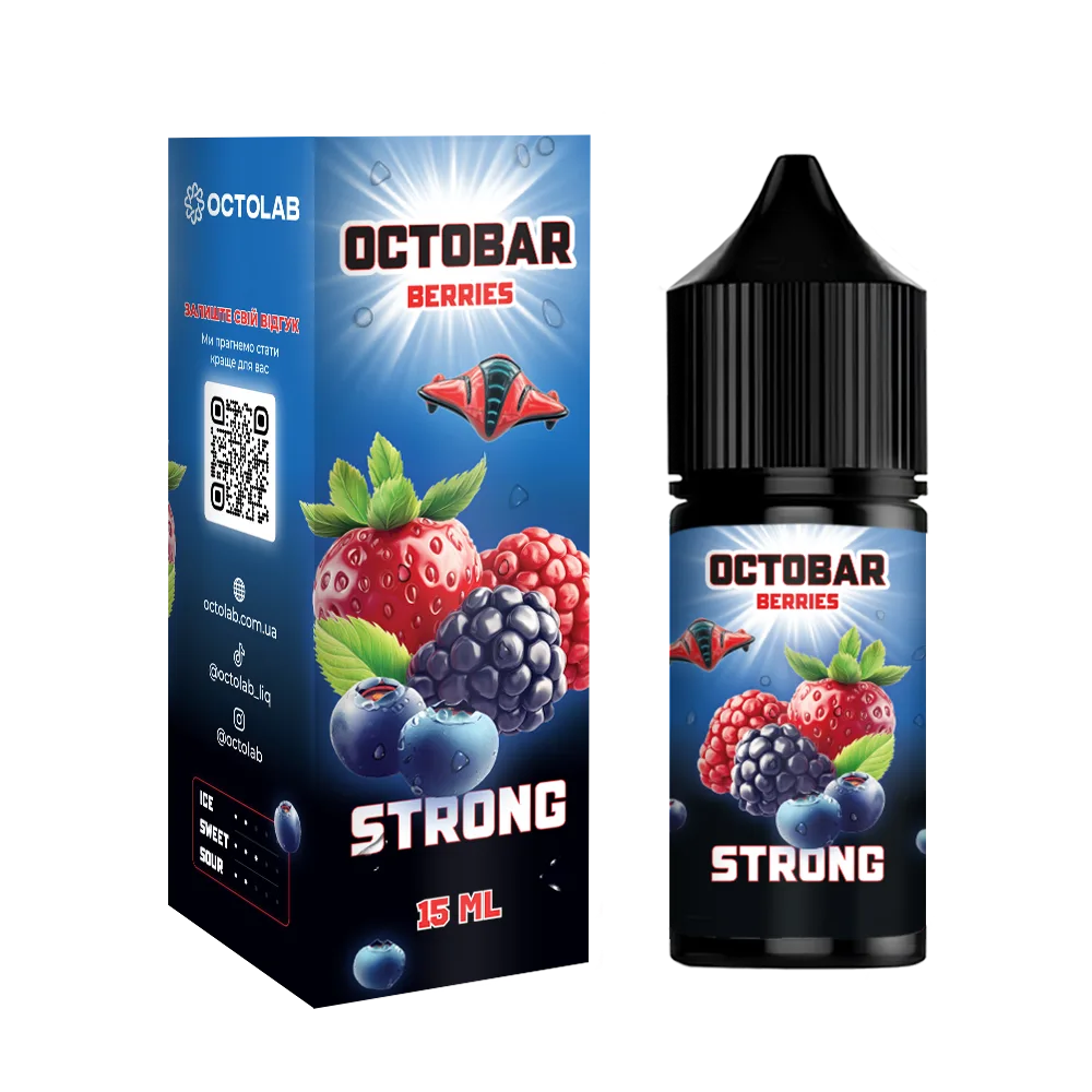Octobar Strong набір Berries 30ml