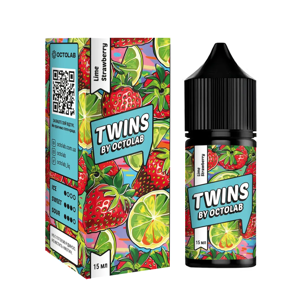 Twins 30ml набір Lime Strawberry