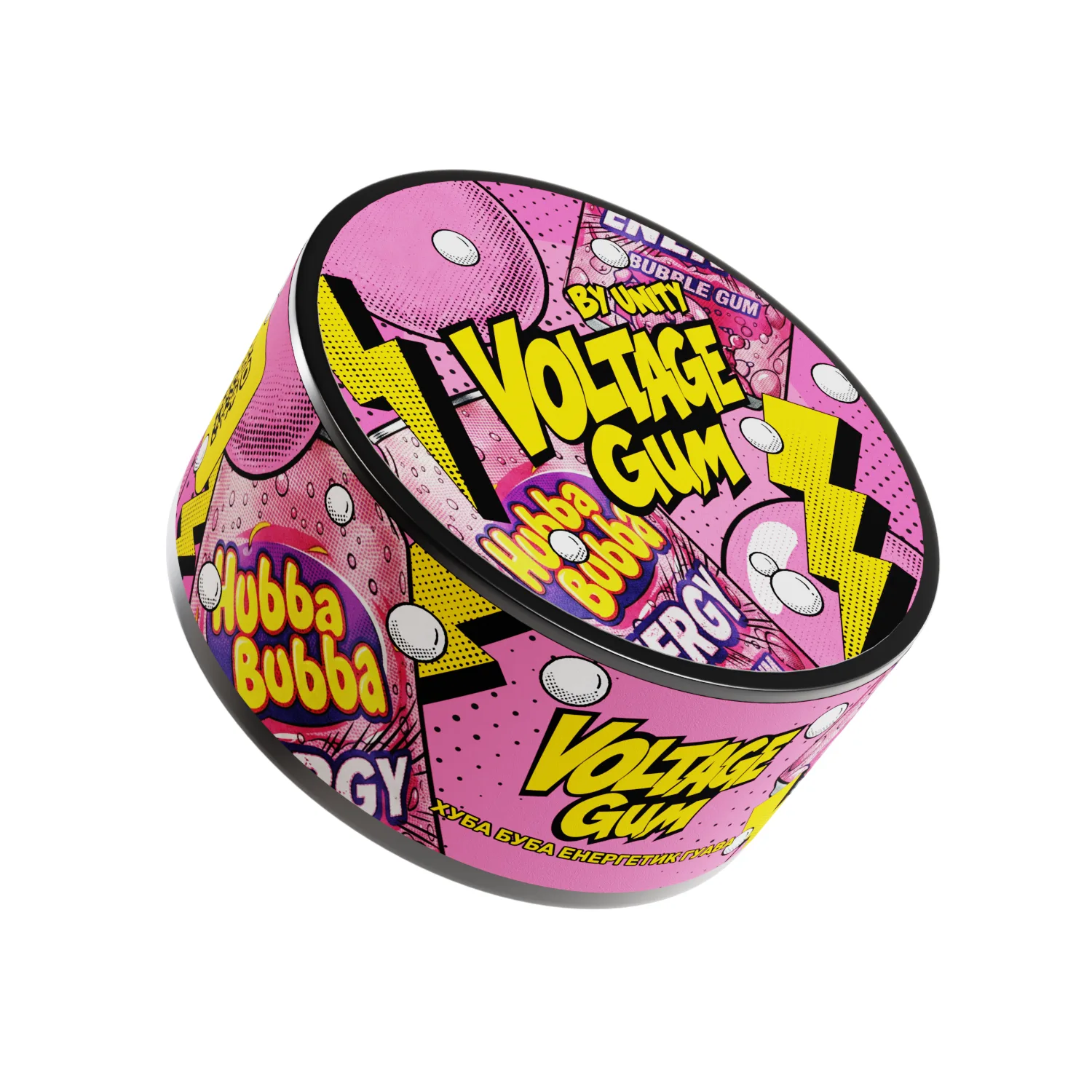 Unity NEW Хуба буба, Енергетик, Гуава - Voltage gum 100г