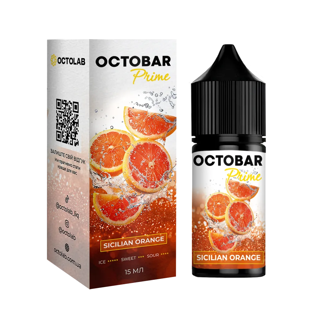 Octobar Prime 30ml набір Sicilian Orange
