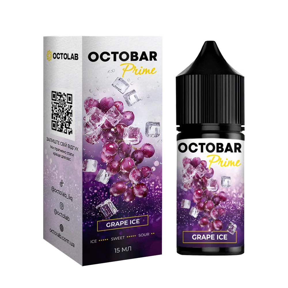 Octobar Prime 30ml набір Grape Ice