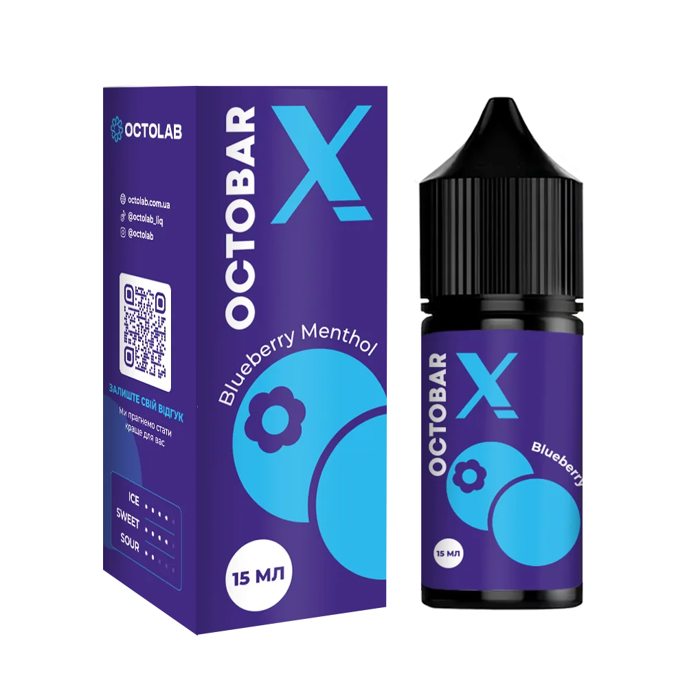 Octobar X 30ml Набір Blueberry Menthol