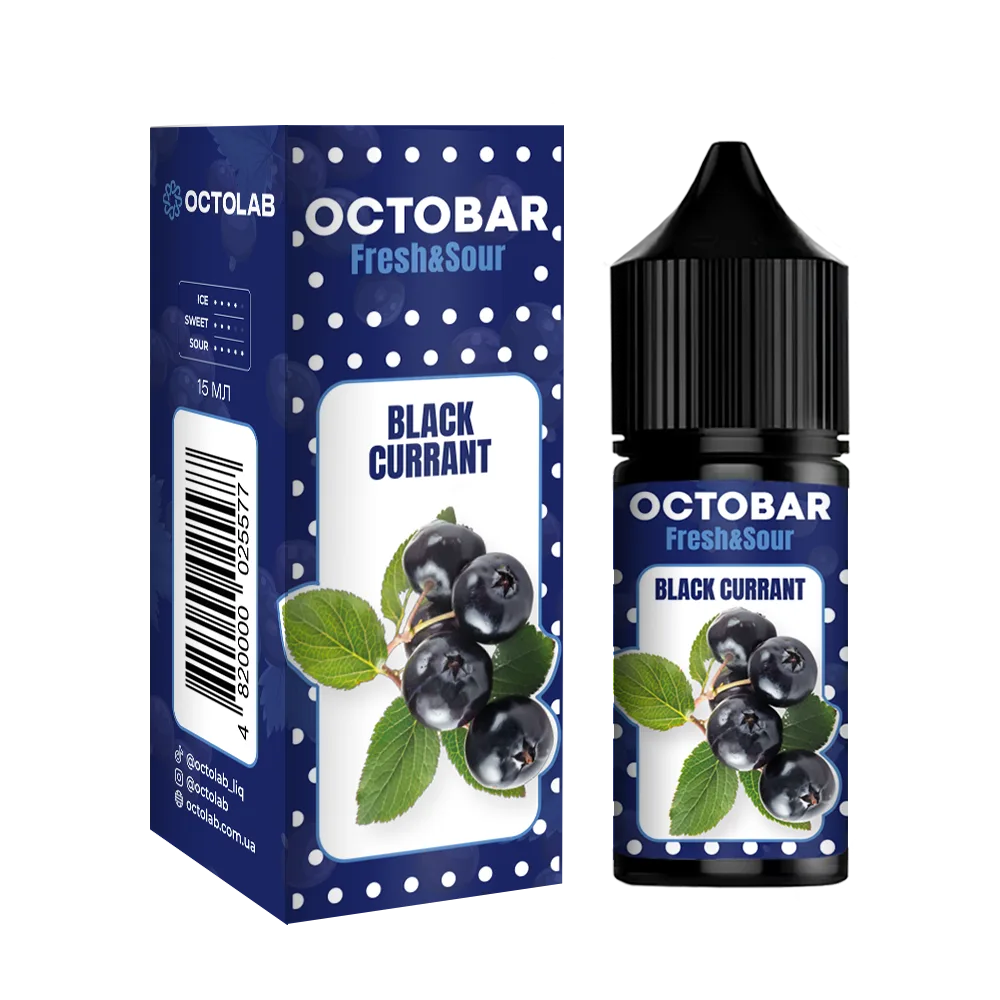 Octobar Fresh & Sour набір 30ml Black Currant