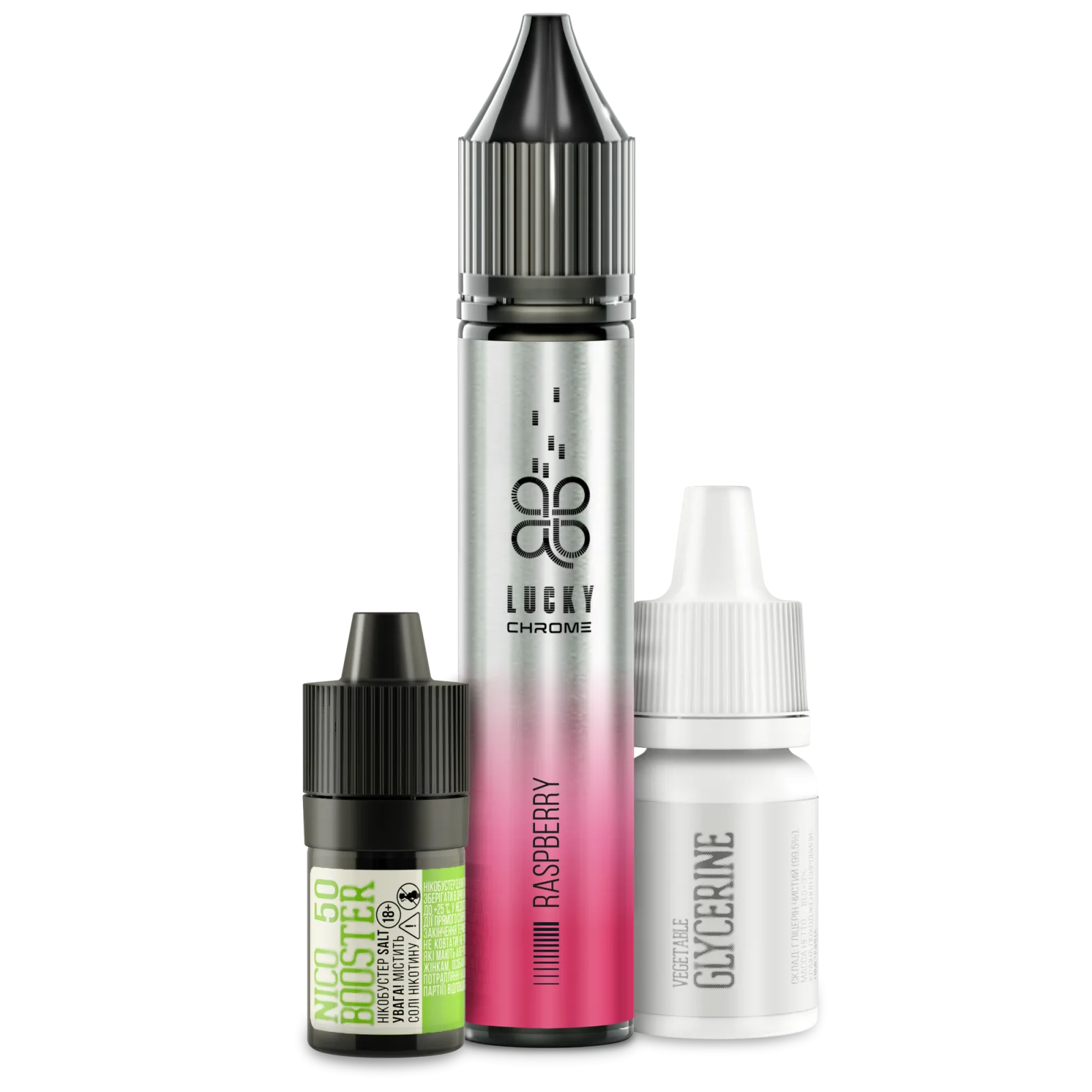 Набір LUCKY Chrome 30ml 50mg - Raspberry