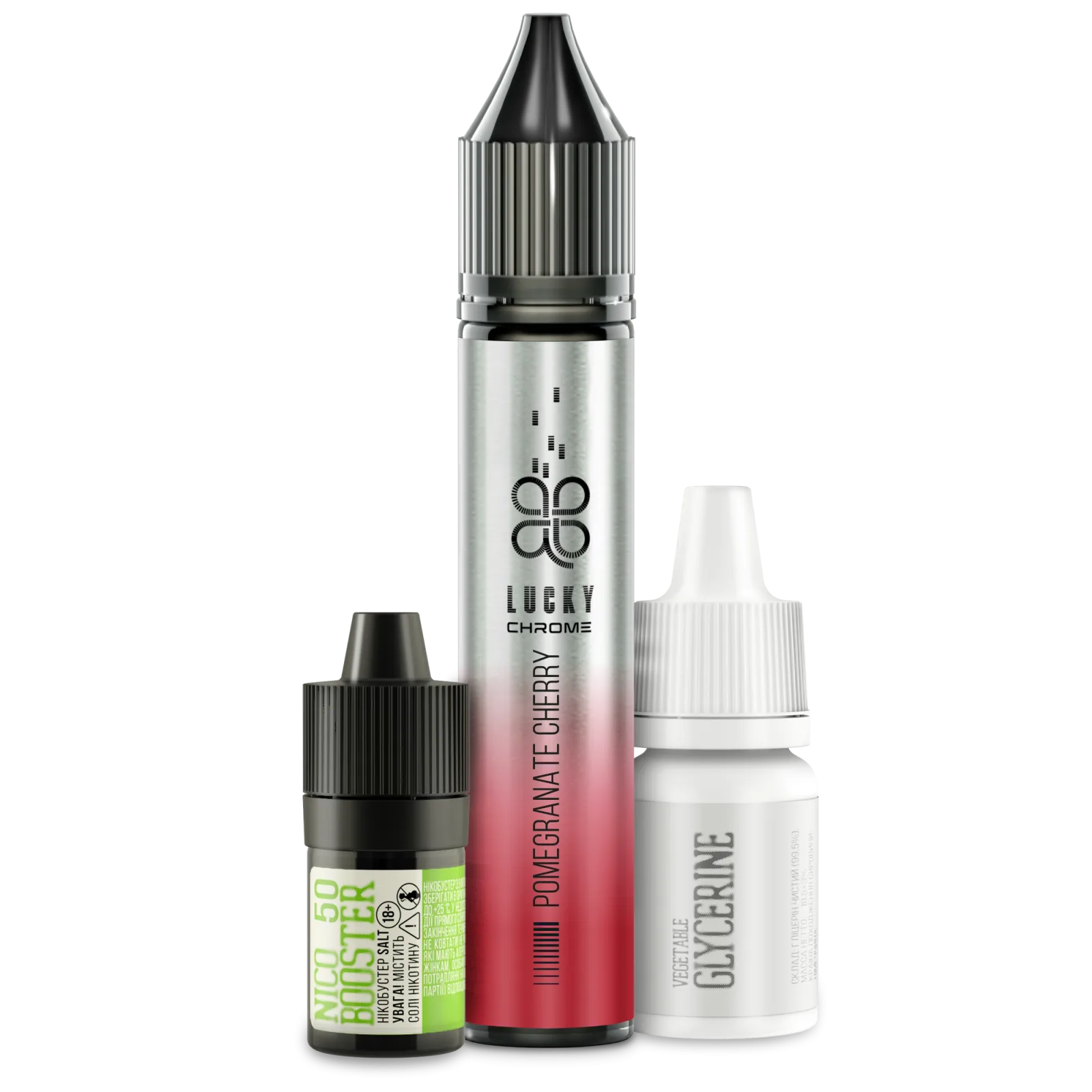 Набір LUCKY Chrome 30ml 50mg - Pomegranate Cherry