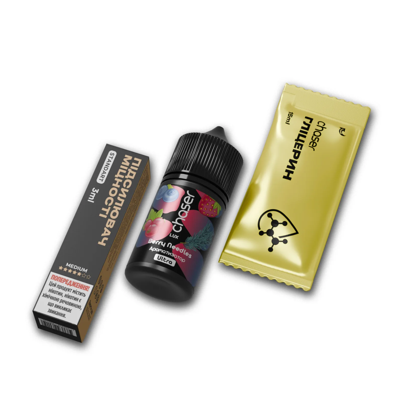 НАБОР CHASER LUX ULTRA 30 ML - BERRY NEEDLES