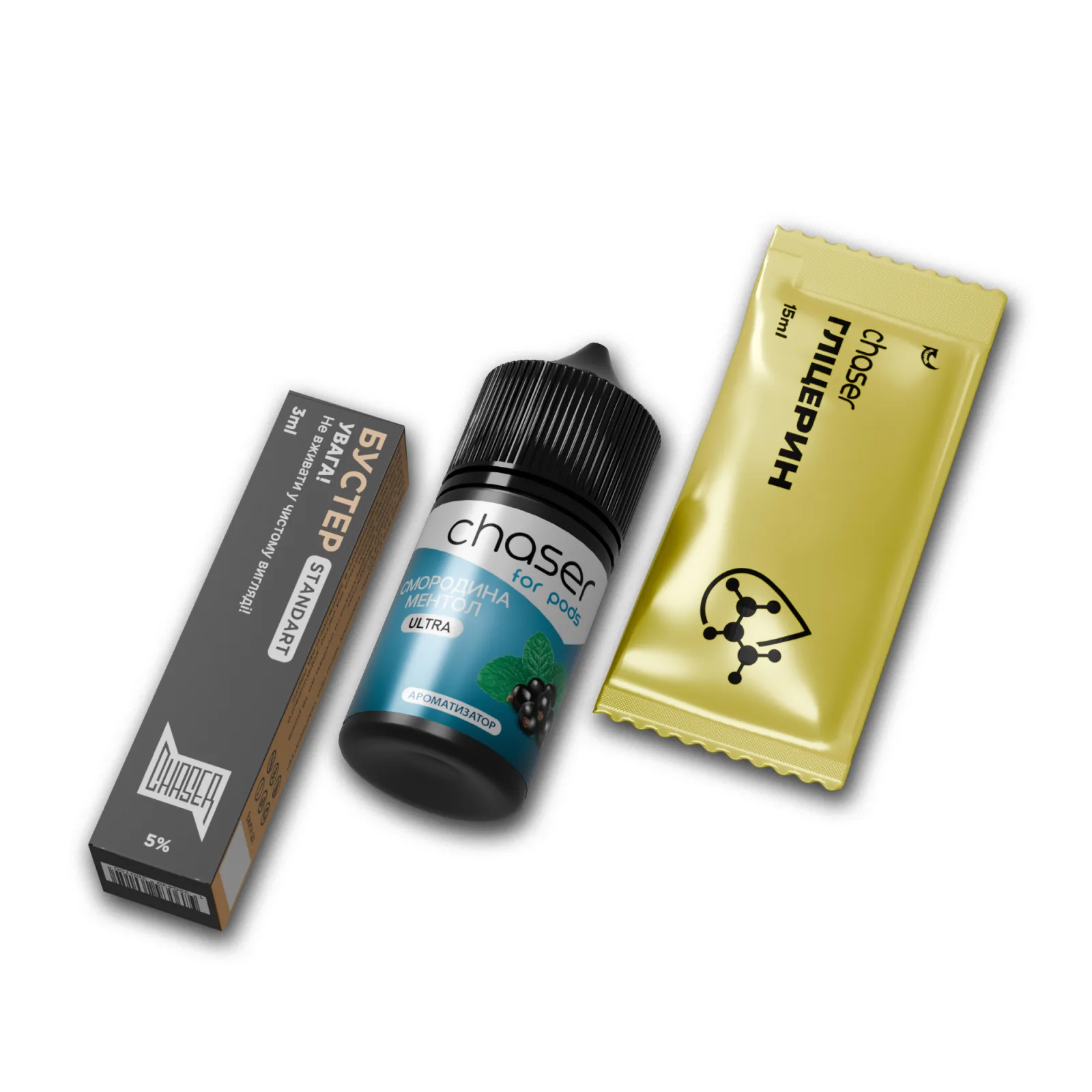 Набір Chaser F/P ULTRA 30ml 50mg - СМОРОДИНА МЕНТОЛ