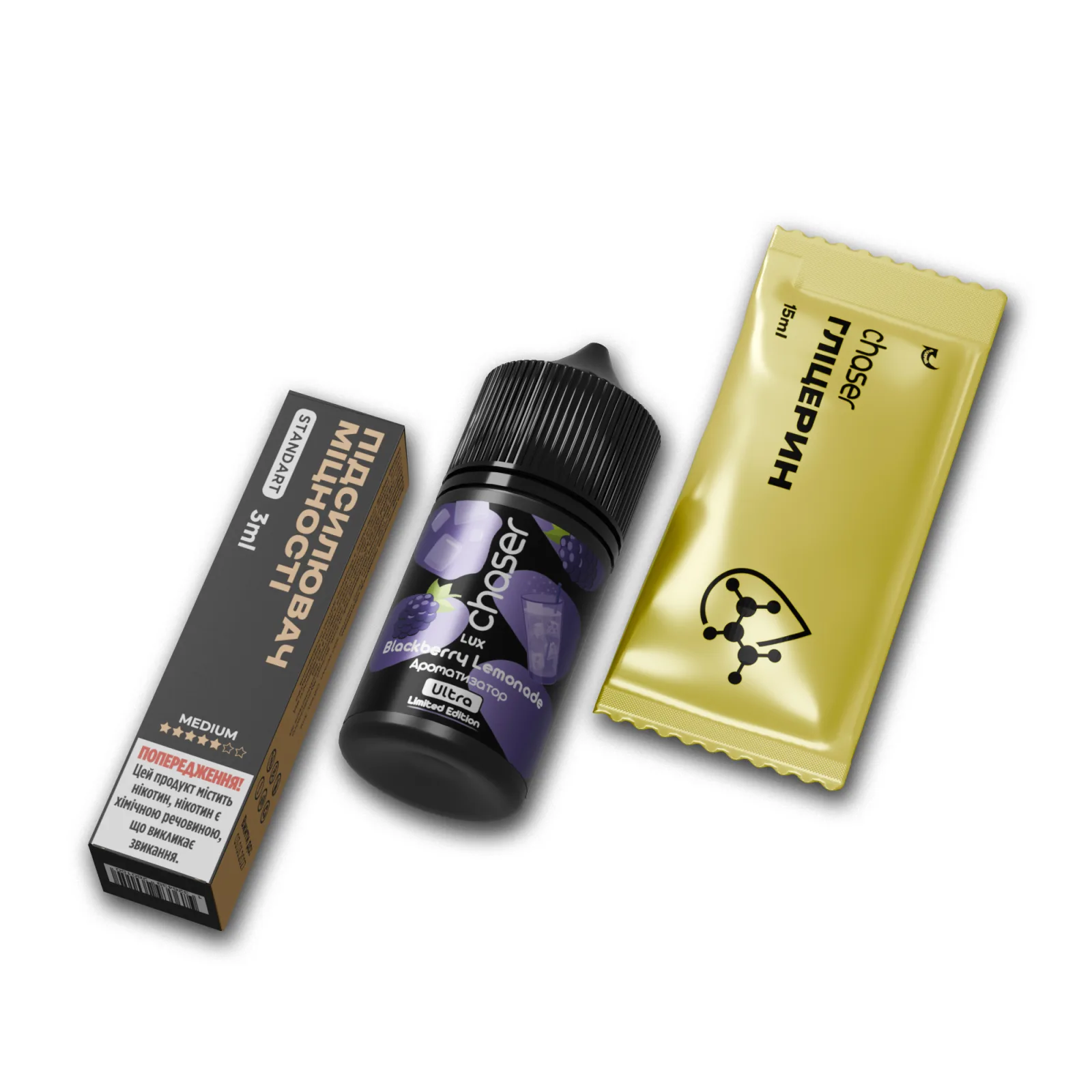 Набор CHASER LUX ULTRA 30 ML - BLACKBERRY LEMONADE