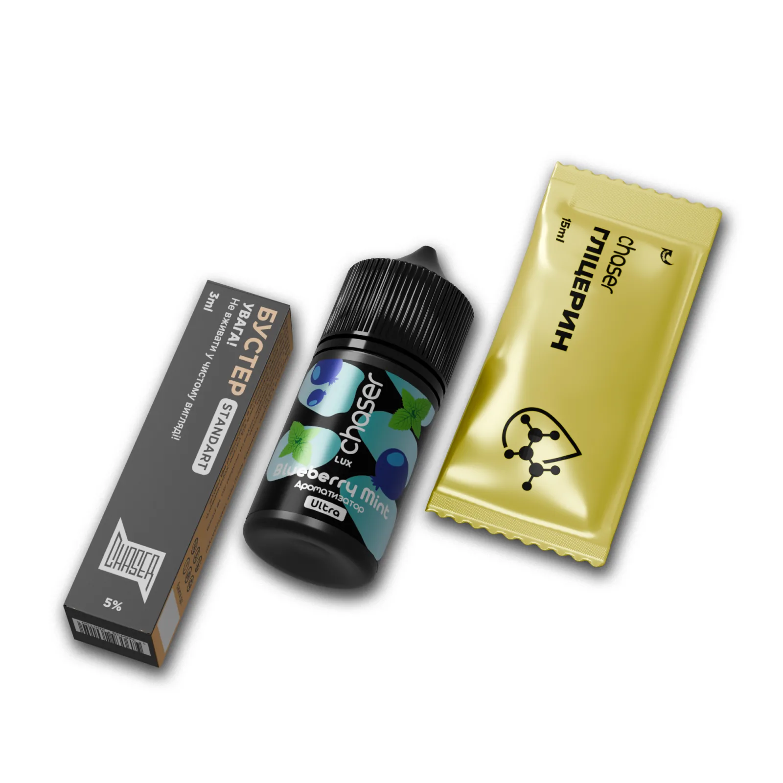 НАБОР CHASER LUX ULTRA 30 ML - BLUEBERRY MINT