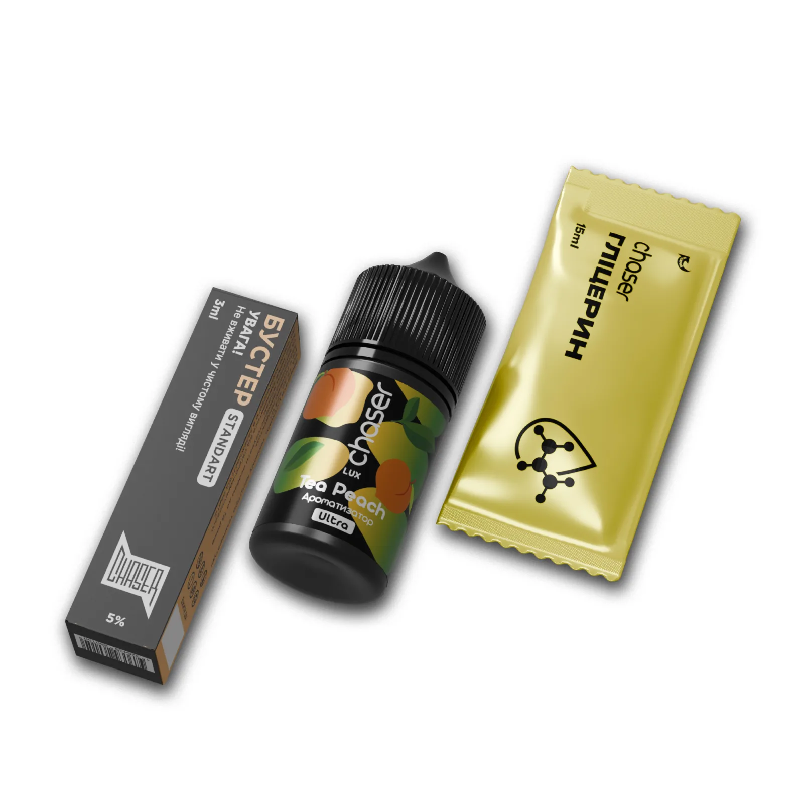 Набор CHASER LUX ULTRA 30 ML - PEACH TEA 30ml