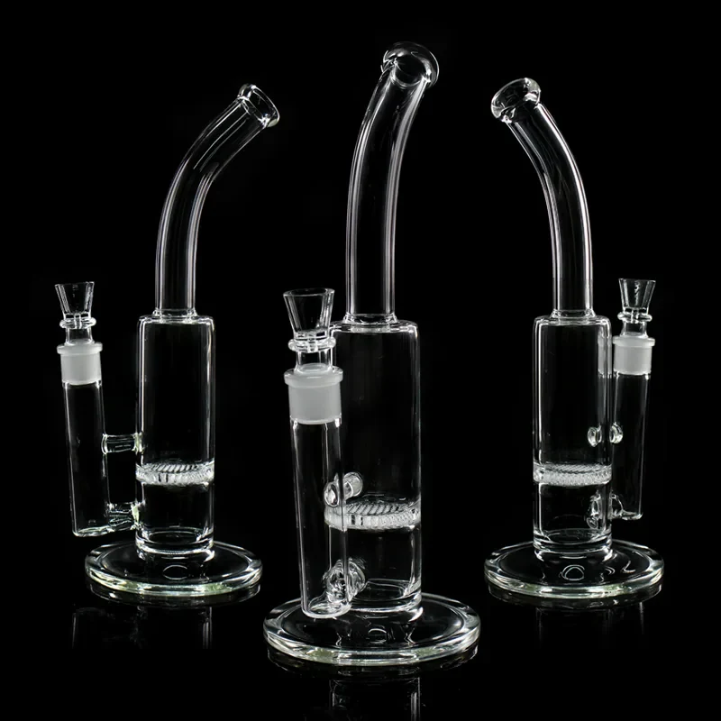 Бонг скляний Midle Honeycomb Bent