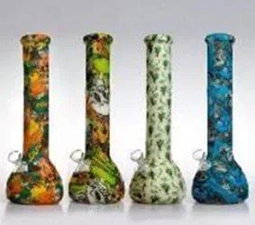 Бонг силіконовий Glow Print Beaker 35см