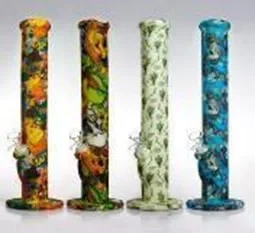 Бонг силіконовий Glow Print Tube 35см