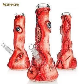 Бонг скляний 3-D Muscle Monster 32см