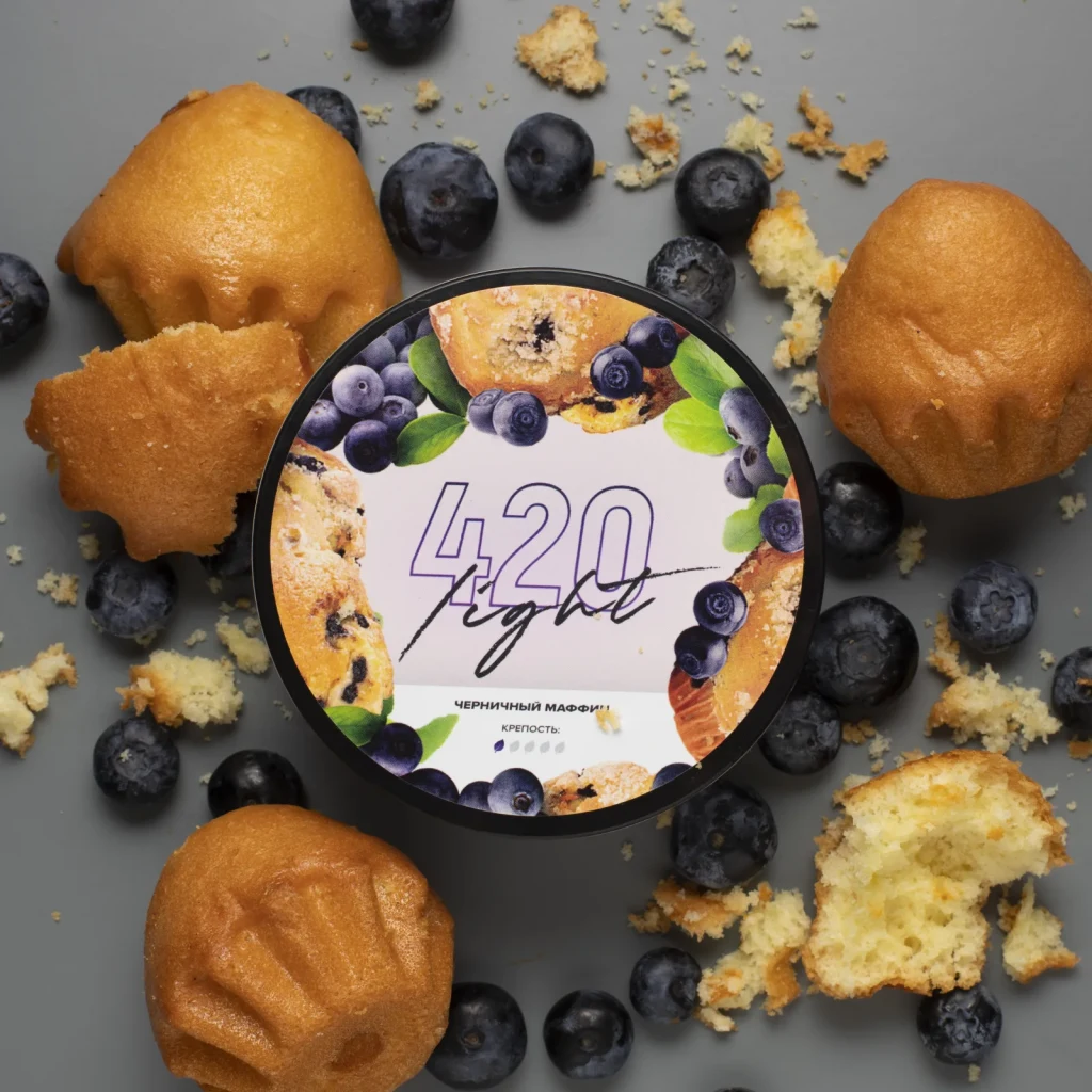420 Light Чорничний маффін 100г