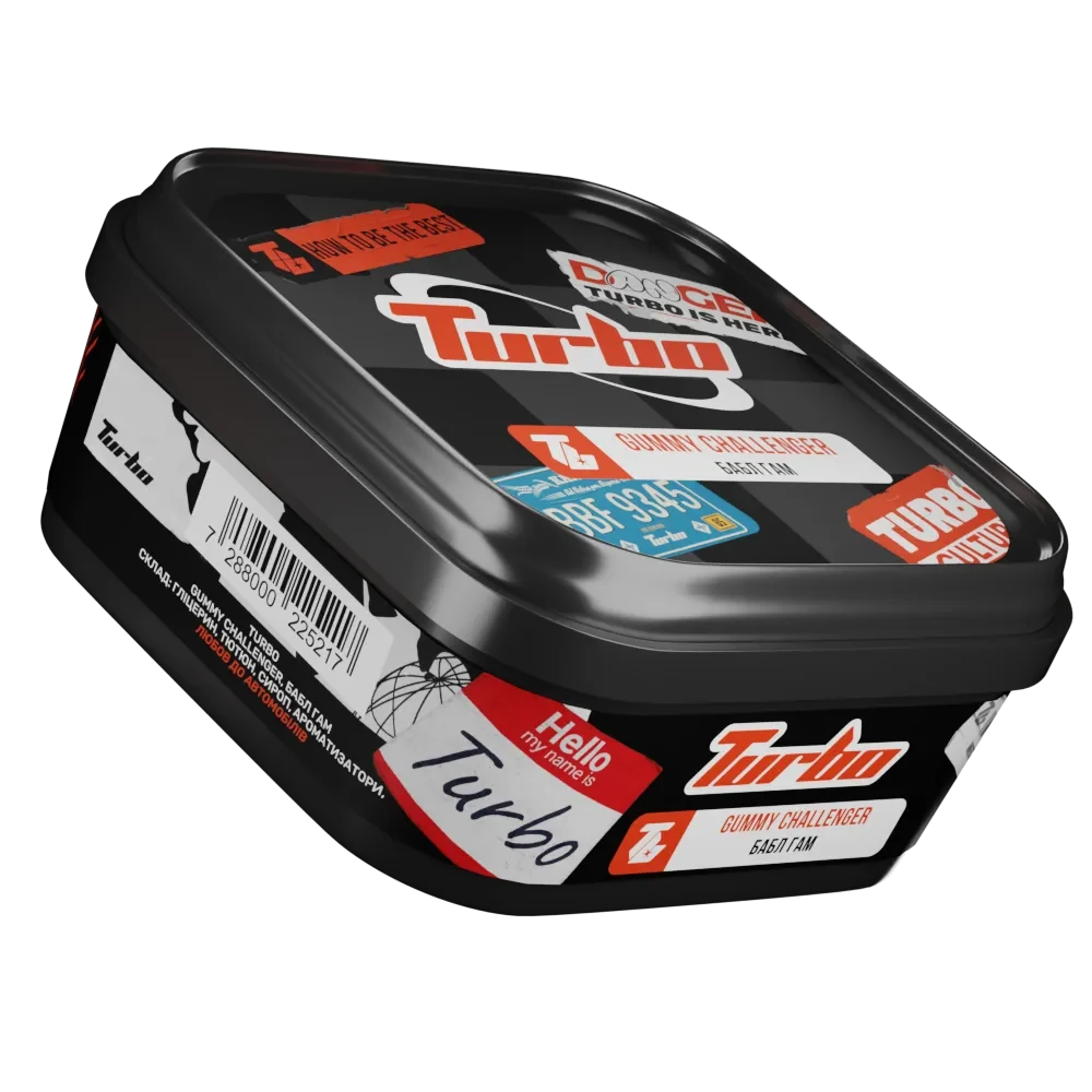 Turbo 250г GUMMY CHALLENGER / Бабл гам