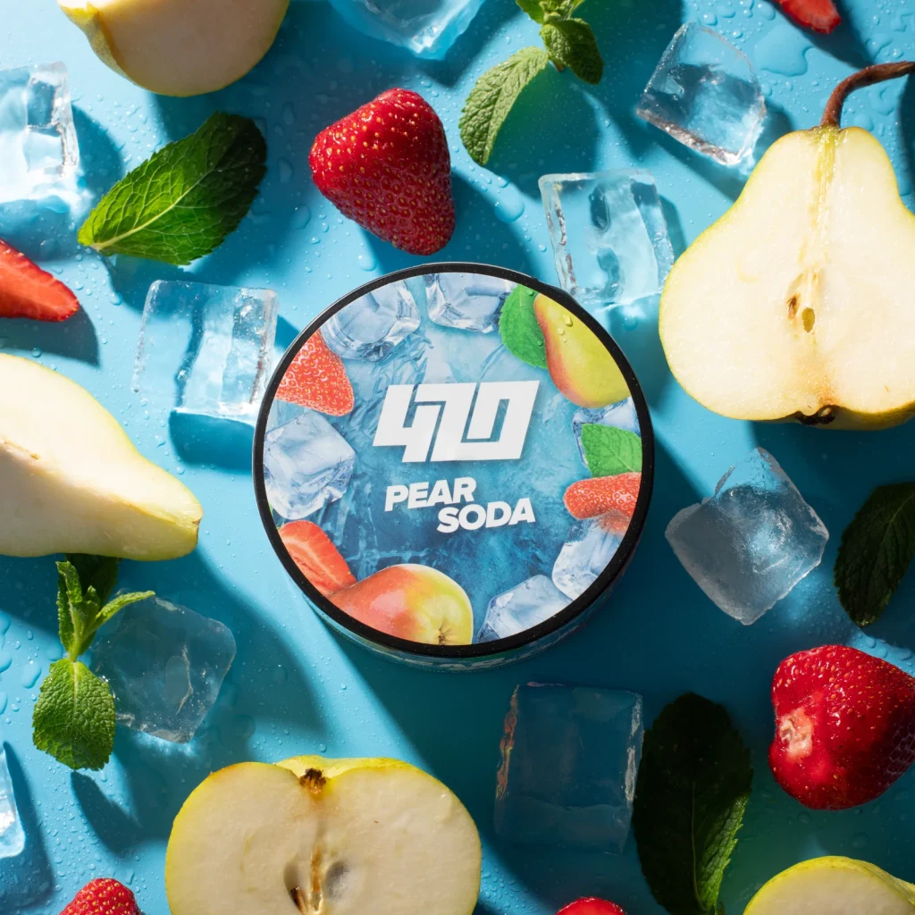 420 [Frost Line] Pear soda - Груша, М'ята, Полуниця 100г