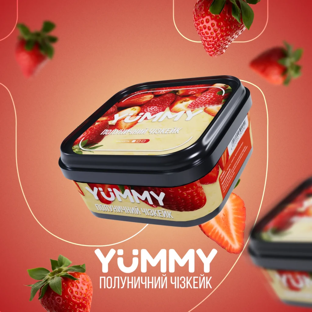 Yummy 250г Полуничний чізкейк