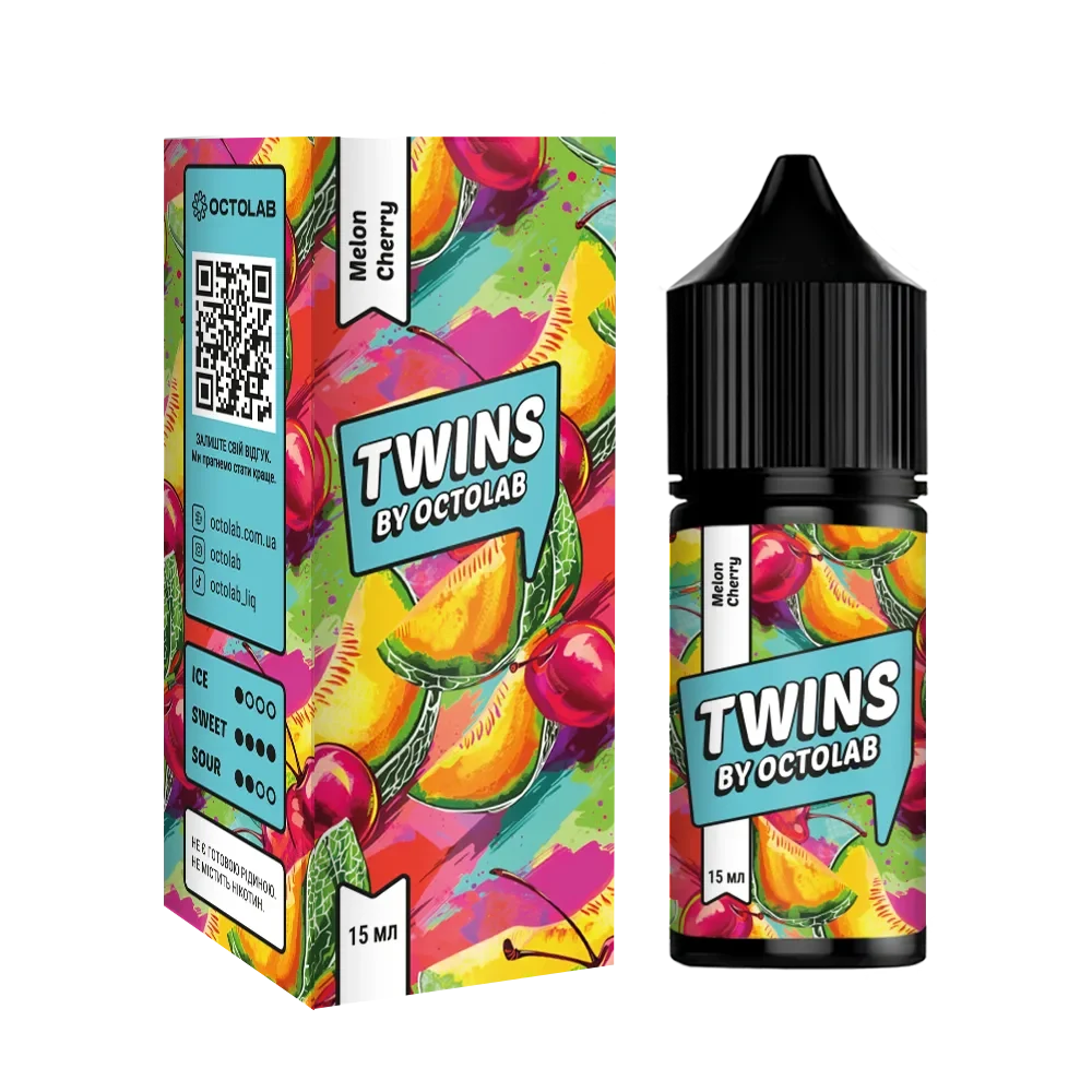 Twins 30ml набір Melon Cherry