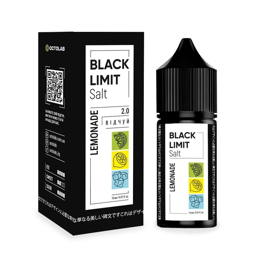 Black Limit Salt 30ml набір Lemonade