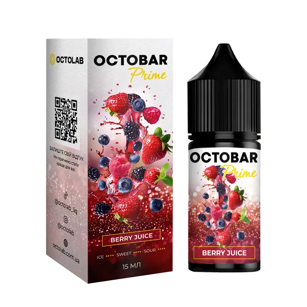 Octobar Prime 30ml набір Berry Juice