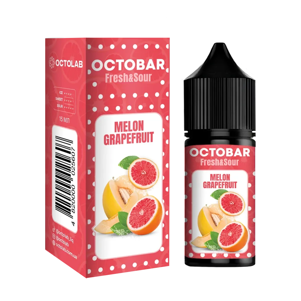 Octobar Fresh & Sour набір 30ml Melon Grapefruit