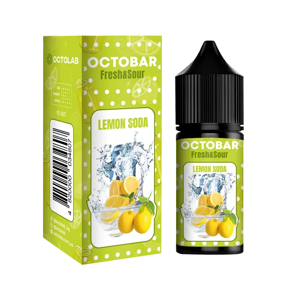 Octobar Fresh & Sour набір 30ml Lemon Soda