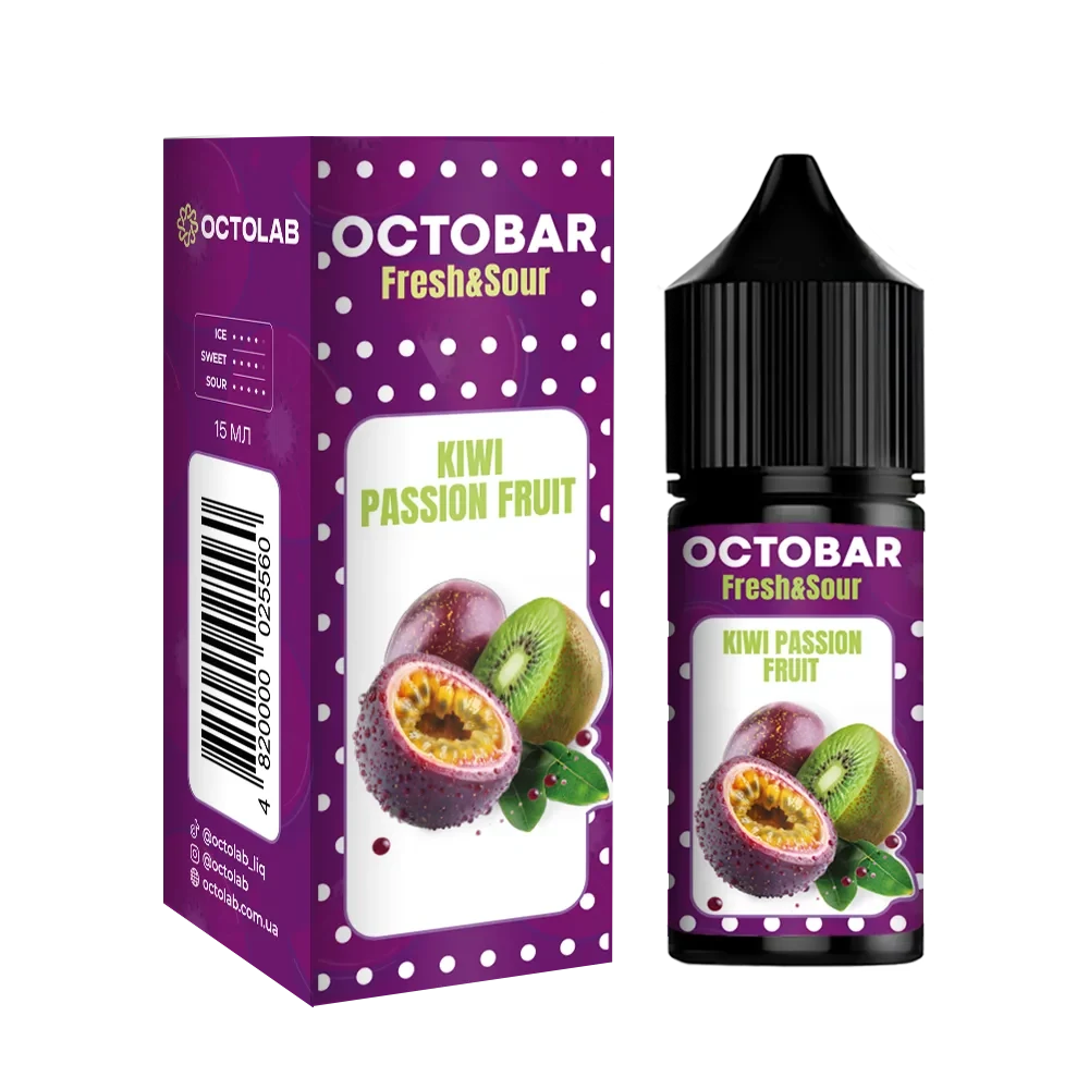 Octobar Fresh & Sour набір 30ml Kiwi Passionfruit