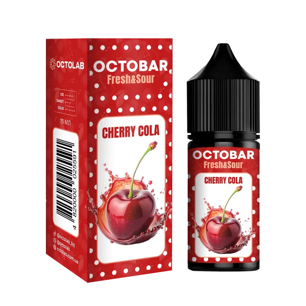 Octobar Fresh & Sour набір 30ml Cherry Cola