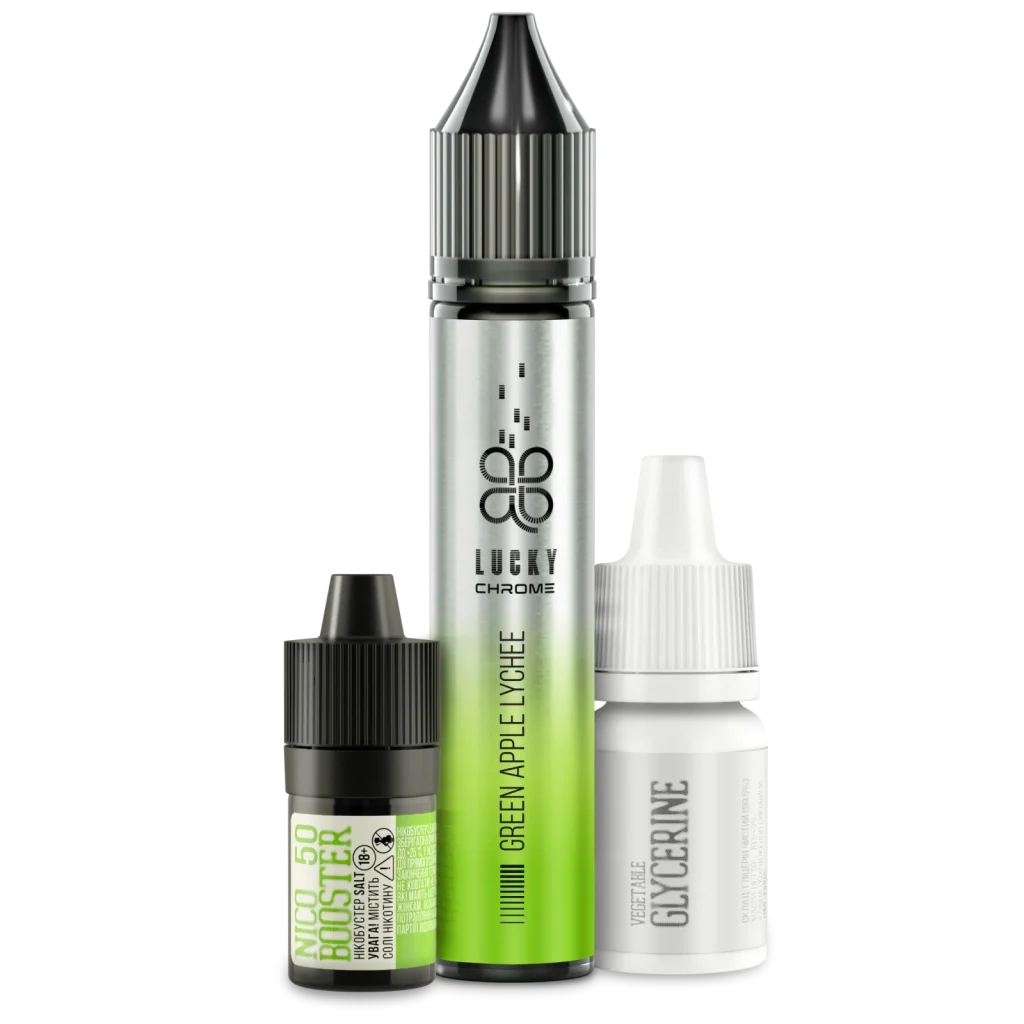 Набір LUCKY Chrome 30ml 50mg - Green Apple Lychee