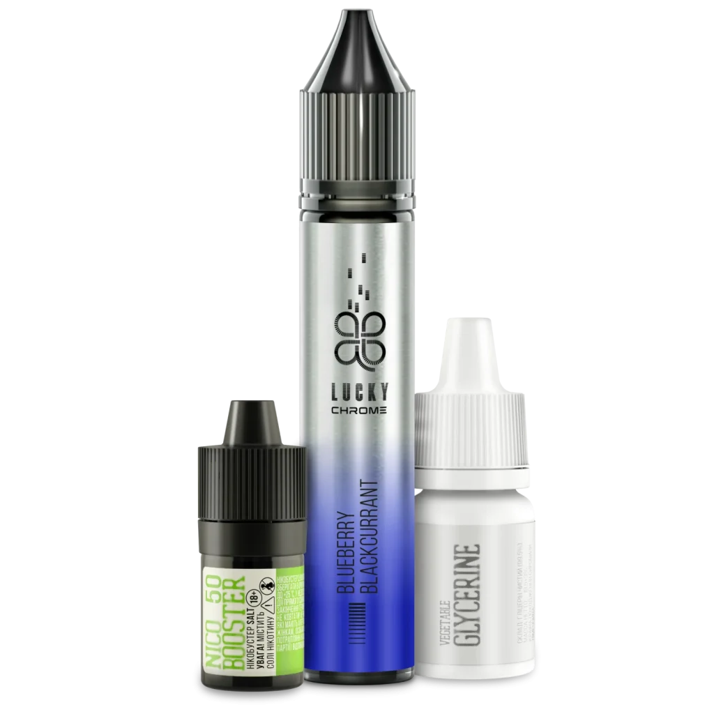 Набір LUCKY Chrome 30ml 50mg - Blueberry Blackcurrant