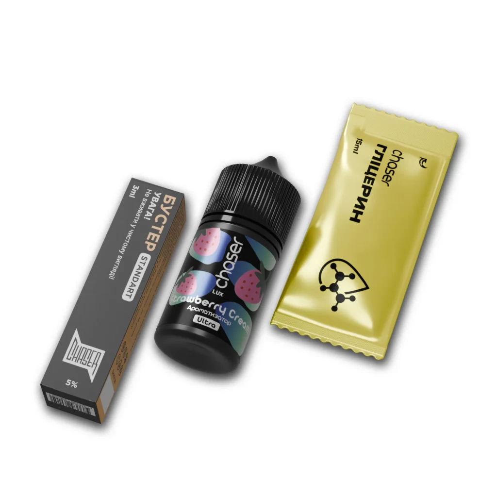 НАБОР CHASER LUX ULTRA 30 ML - STRAWBERRY CREAM