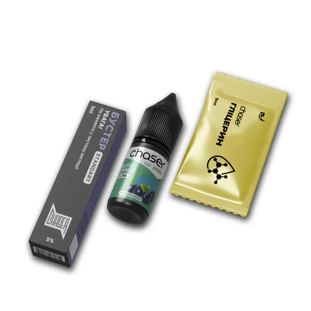 Набір Chaser F/P ULTRA 30ml 50mg - ЧОРНИЦЯ З МЕНТОЛОМ