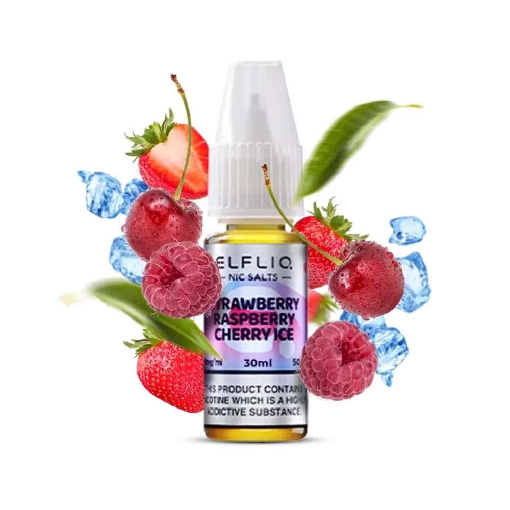ElfLiq 10ml 50mg - Strawberry Raspberry Cherry Ice