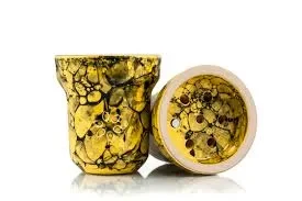 Чаша Solaris Eva Yellow & Black
