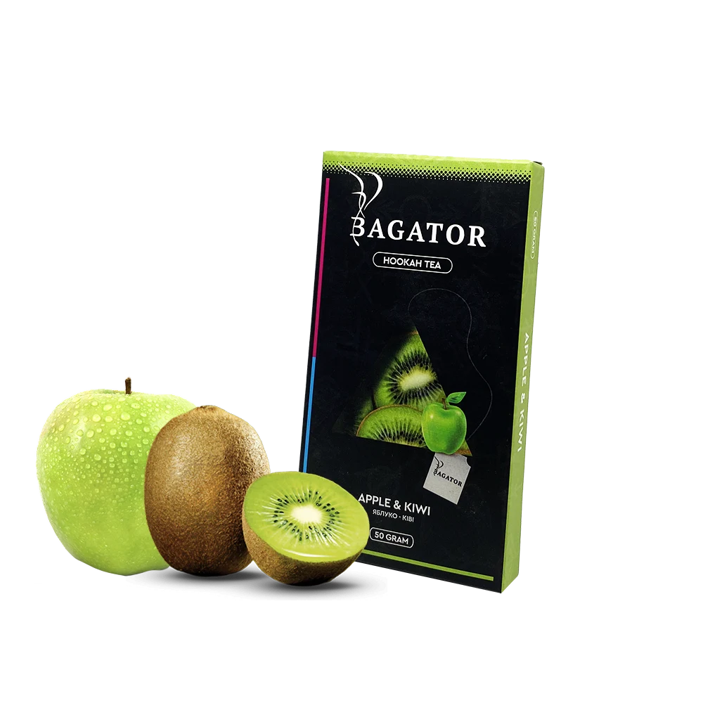 Bagator Hookah Tea - Яблуко Ківі 50г