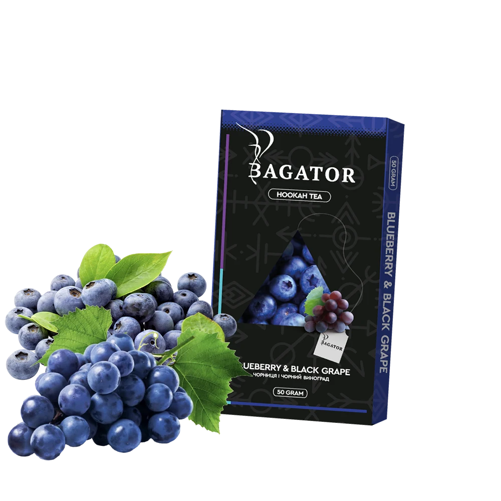 Bagator Hookah Tea - Чорниця і Чорний Виноград 50г