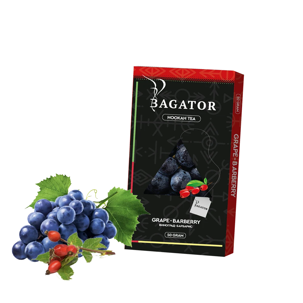 Bagator Hookah Tea - Виноград Барбарис 50г